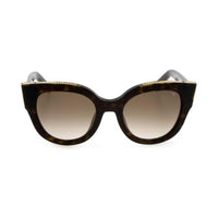 Philipp Plein Women's Sunglasses - Shiny Havana Frame Brown Lens | SPP026S 0722 ,