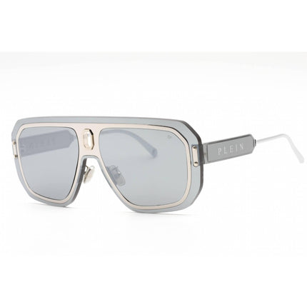Philipp Plein Women's Sunglasses - Shiny Palladium Frame Silver Lens | SPP050 579X ,