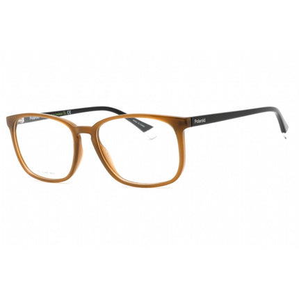Polaroid Core Men's Eyeglasses - Brown Black Square Plastic Frame | PLD D488 0EWD 00 ,