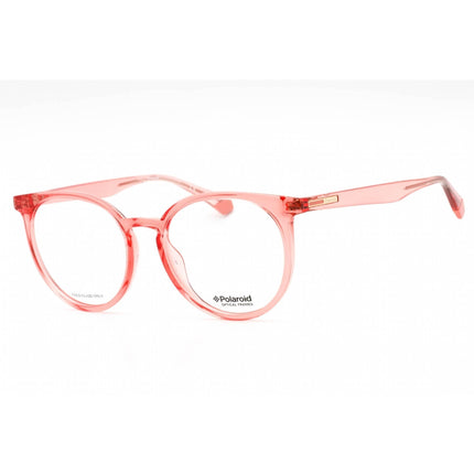 Polaroid Core Men's Eyeglasses - Coral Plastic Full Rim Round Frame | PLD D379 1N5 ,