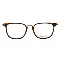 Polaroid Core Men's Eyeglasses - Havana Gold Rectangular Frame | PLD D384/G 02IK 00 ,