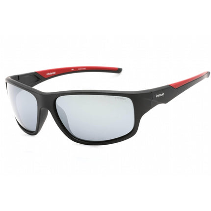 Polaroid Core Men's Sunglasses - Black/Red Plastic Full Rim Frame | Pld 7010/S 0OIT 00 ,