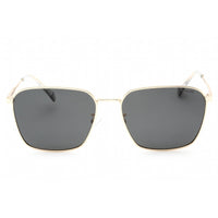 Polaroid Core Men's Sunglasses - Gold Crystal Square Frame | PLD 4120/G/S/X 0LOJ M9 ,
