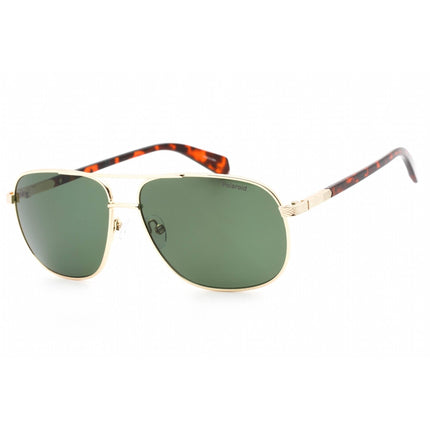 Polaroid Core Men's Sunglasses - Gold Metal Aviator Shape Frame | PLD 2074/S/X 0J5G UC ,