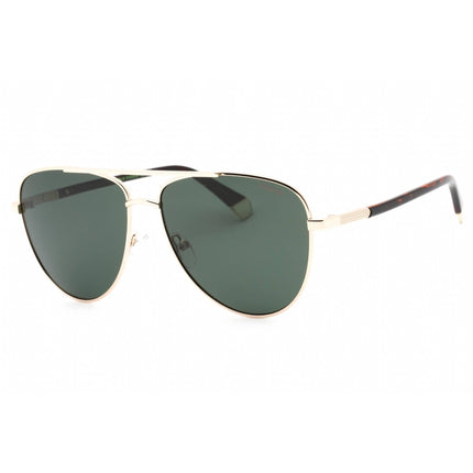 Polaroid Core Men's Sunglasses - Gold Metal Frame Green Pz Lens | PLD 4126/S 0J5G UC ,