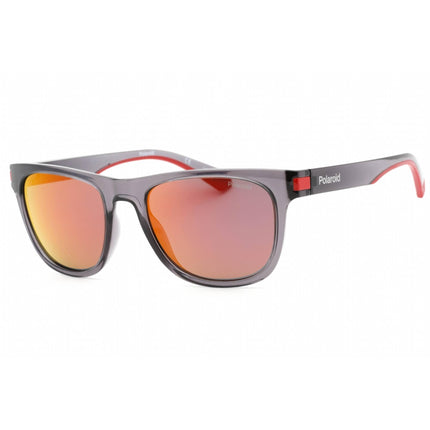 Polaroid Core Men's Sunglasses - Grey Red Frame Red Ml Pz Lens | PLD 2122/S 0268 OZ ,