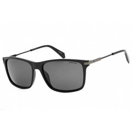 Polaroid Core Men's Sunglasses - Matte Black Rectangular Frame | Pld 2063/S 0003 00 ,