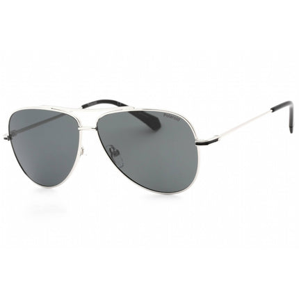 Polaroid Core Men's Sunglasses - Palladium Aviator Full Rim | PLD 6106/S/X 0010 M9 ,