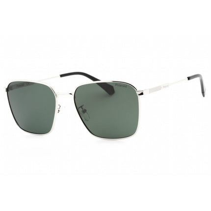 Polaroid Core Men's Sunglasses - Palladium Metal Square Frame | PLD 4120/G/S/X 0010 UC ,