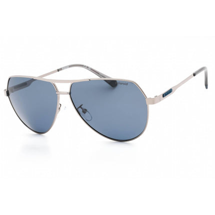 Polaroid Core Men's Sunglasses - Ruthenium Metal Aviator | PLD 2145/G/S/X 06LB C3 ,