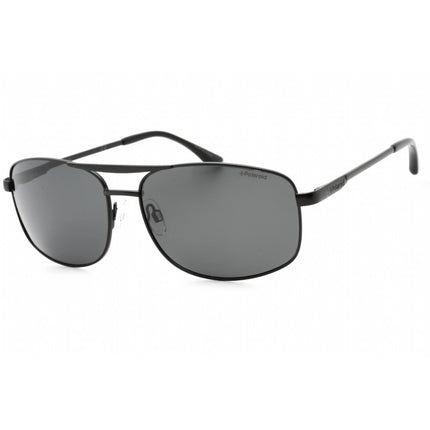 Polaroid Core Men's Sunglasses - Semi Matte Black Aviator Frame | Pld 2017/S 0PDE 00 ,