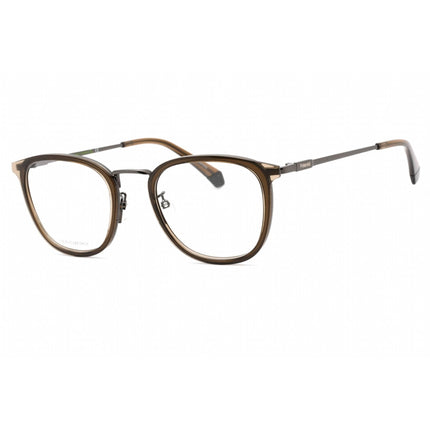 Polaroid Core Unisex Eyeglasses - Dark Ruthenium Metal Square | PLD D439/G 0KJ1 00 ,