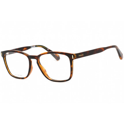 Polaroid Core Unisex Eyeglasses - Havana Plastic Rectangular Frame | PLD D462 0086 00 ,