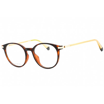 Polaroid Core Unisex Eyeglasses - Havana Plastic Round Frame | PLD D461/G 0086 00 ,