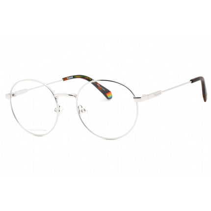 Polaroid Core Unisex Eyeglasses - Palladium Metal Round Frame | PLD D449 0010 00 ,