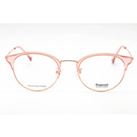 Polaroid Core Unisex Eyeglasses - Pink Metal Full Rim Round Frame | PLD D404/G 035J 00 ,