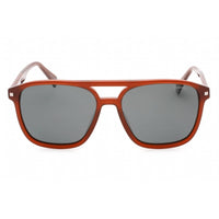 Polaroid Core Unisex Sunglasses - Brown Plastic Aviator Frame | PLD 2118/S/X 009Q M9 ,