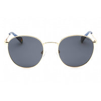 Polaroid Core Unisex Sunglasses - Gold Blue Metal Round Frame | PLD 6171/S 0LKS C3 ,