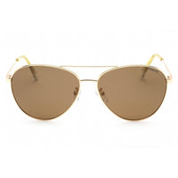 Polaroid Core Unisex Sunglasses - Gold Brown Aviator Frame | PLD 4142/G/S/X 001Q SP ,