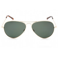Polaroid Core Unisex Sunglasses - Light Gold Aviator Full Rim | Pld 1017/S 03YG 00 ,