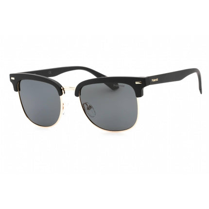 Polaroid Core Unisex Sunglasses - Matte Black Metal Square Frame | PLD 4121/S 0003 M9 ,