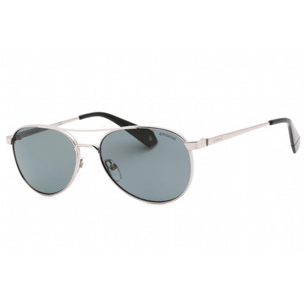 Polaroid Core Unisex Sunglasses - Ruthenium Metal Aviator Frame | PLD 6070/S/X 06LB M9 ,