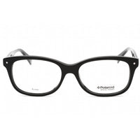 Polaroid Core Women's Eyeglasses - Black Plastic Rectangular Frame | Pld D 321 0807 00 ,