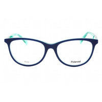 Polaroid Core Women's Eyeglasses - Blue Aqua Full Rim Cat Eye Frame | PLD D395 0Z90 00 ,