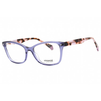 Polaroid Core Women's Eyeglasses - Lilac Plastic Rectangular Frame | PLD D320 0789 00 ,