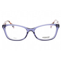 Polaroid Core Women's Eyeglasses - Lilac Plastic Rectangular Frame | PLD D320 0789 00 ,