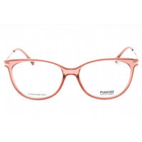 Polaroid Core Women's Eyeglasses - Peach Plastic Full Rim Cat Eye Frame | PLD D415 733 ,