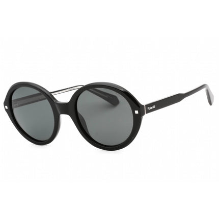 Polaroid Core Women's Sunglasses - Black Plastic Round Frame | PLD 4114/S/X 0807 M9 ,