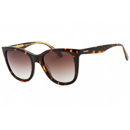 Polaroid Core Women's Sunglasses - Havana Plastic Cat Eye Frame | PLD 4096/S/X 0086 LA ,