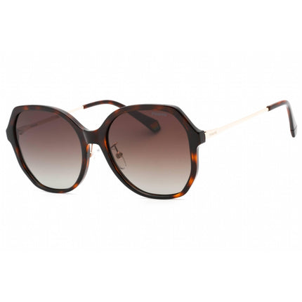 Polaroid Core Women's Sunglasses - Havana Plastic Square Frame | PLD 6177/G/S 0086 LA ,
