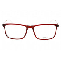 Police Men's Eyeglasses - Bordeaux Top/Crystal Acetate Full Rim Frame | VPLD08M 06RZ ,