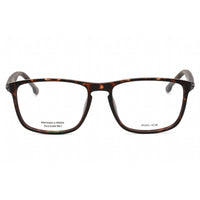 Police Men's Eyeglasses - Matte Dark Havana Rectangular Shape Frame | VPLA44 0878 ,