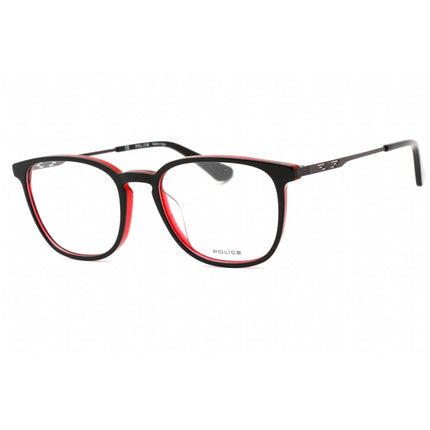 Police Men's Eyeglasses - Red W/Shiny Black Top Acetate/Metal Frame | VPLD07M 0P95 ,