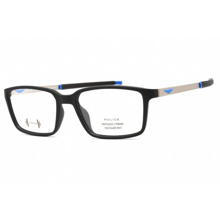 Police Men's Eyeglasses - Semi Matte Black Injected Propionate Square | VPLF85M 0U28 ,