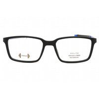 Police Men's Eyeglasses - Semi Matte Black Injected Propionate Square | VPLF85M 0U28 ,