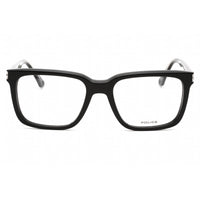Police Men's Eyeglasses - Shiny Black Acetate Square Frame Clear Lens | VPLF03N 700Y ,