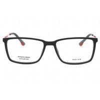 Police Men's Eyeglasses - Shiny Red Injected Propionate Rectangular | VPL949 0R43 ,