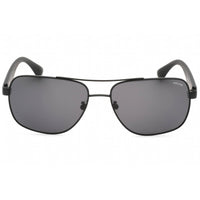Police Men's Sunglasses - Semi Matte Black Metal Aviator Shape Frame | SPL655 0531 ,