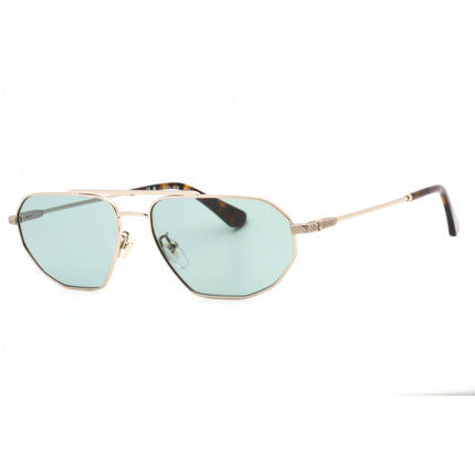 Police Men's Sunglasses - Shiny Grey Gold with Sandblasted Full Rim | SPLF66M 08L7 ,