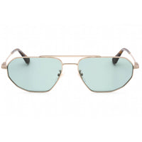 Police Men's Sunglasses - Shiny Grey Gold with Sandblasted Full Rim | SPLF66M 08L7 ,
