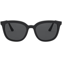 Prada Women's Sunglasses - Black Plastic Full Rim Frame Grey Lens | 0PR 03XSF 1AB5S0 ,