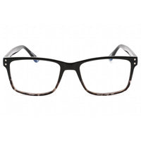 Prive Revaux Men's Eyeglasses - Rectangular Plastic Frame | High Power Gunmetal Stripe ,