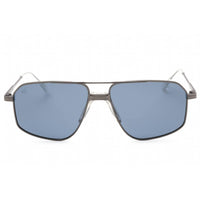Prive Revaux Men's Sunglasses - Blue Lens Metal Aviator Shape Frame | Rico Gunmetal ,