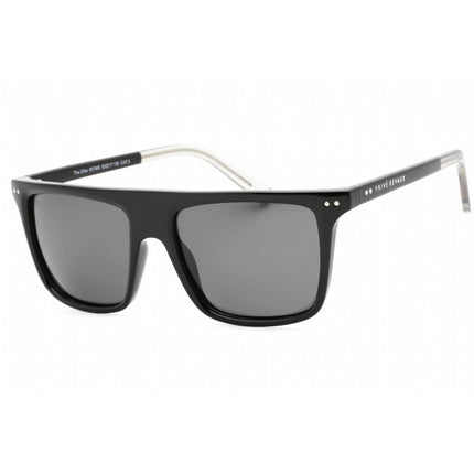 Prive Revaux Men's Sunglasses - Grey Lens Plastic Square Full Rim Frame | Ollie Black ,