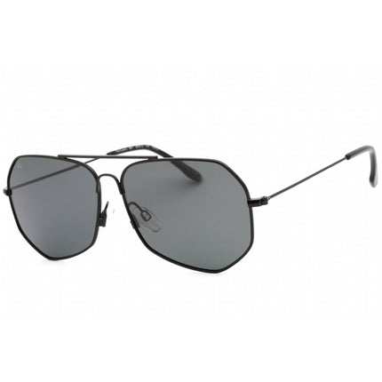 Prive Revaux Unisex Sunglasses - Grey Lens Metal Aviator Shape Frame | Cuervo Black ,