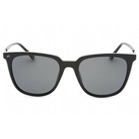 Prive Revaux Unisex Sunglasses - Grey Lens Plastic Square Frame | Pioneer Caviar Black ,